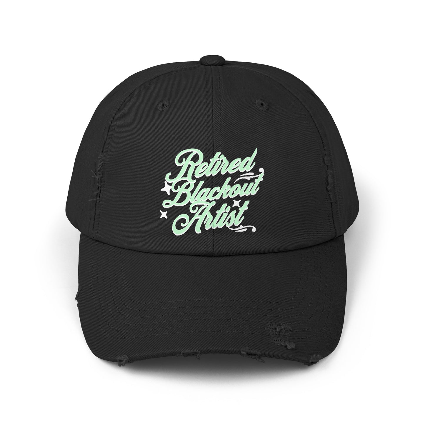 Retired Blackout Artist Unisex Distressed Cap