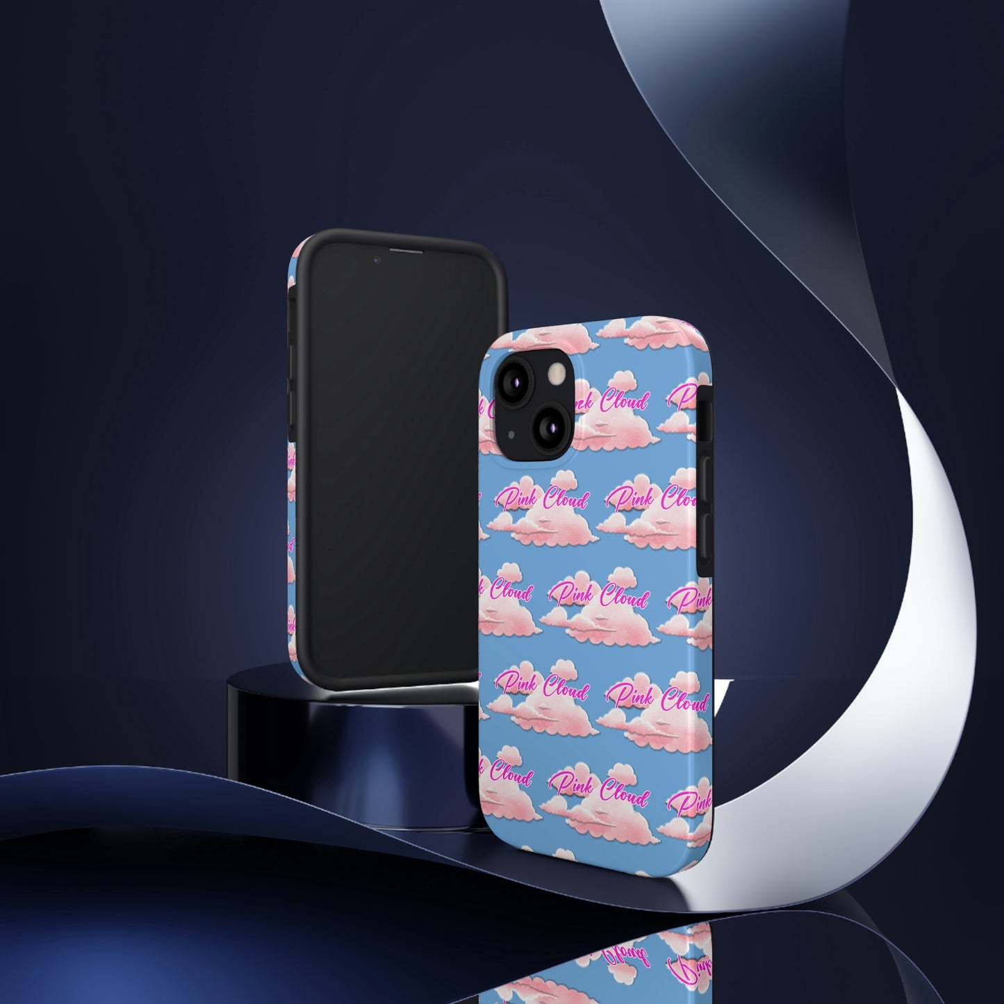 Pink Cloud tough Phone Case, Case-Mate for people in recovery