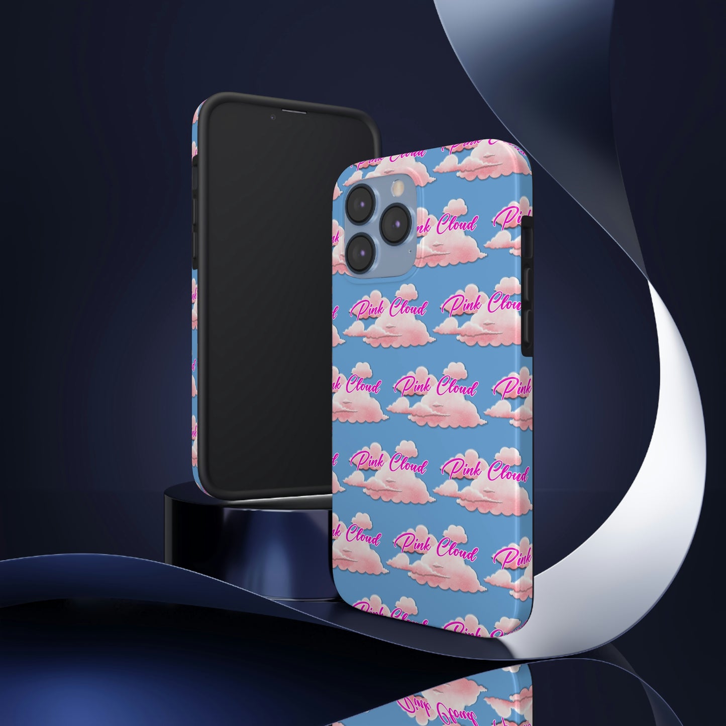 Pink Cloud tough Phone Case, Case-Mate for people in recovery