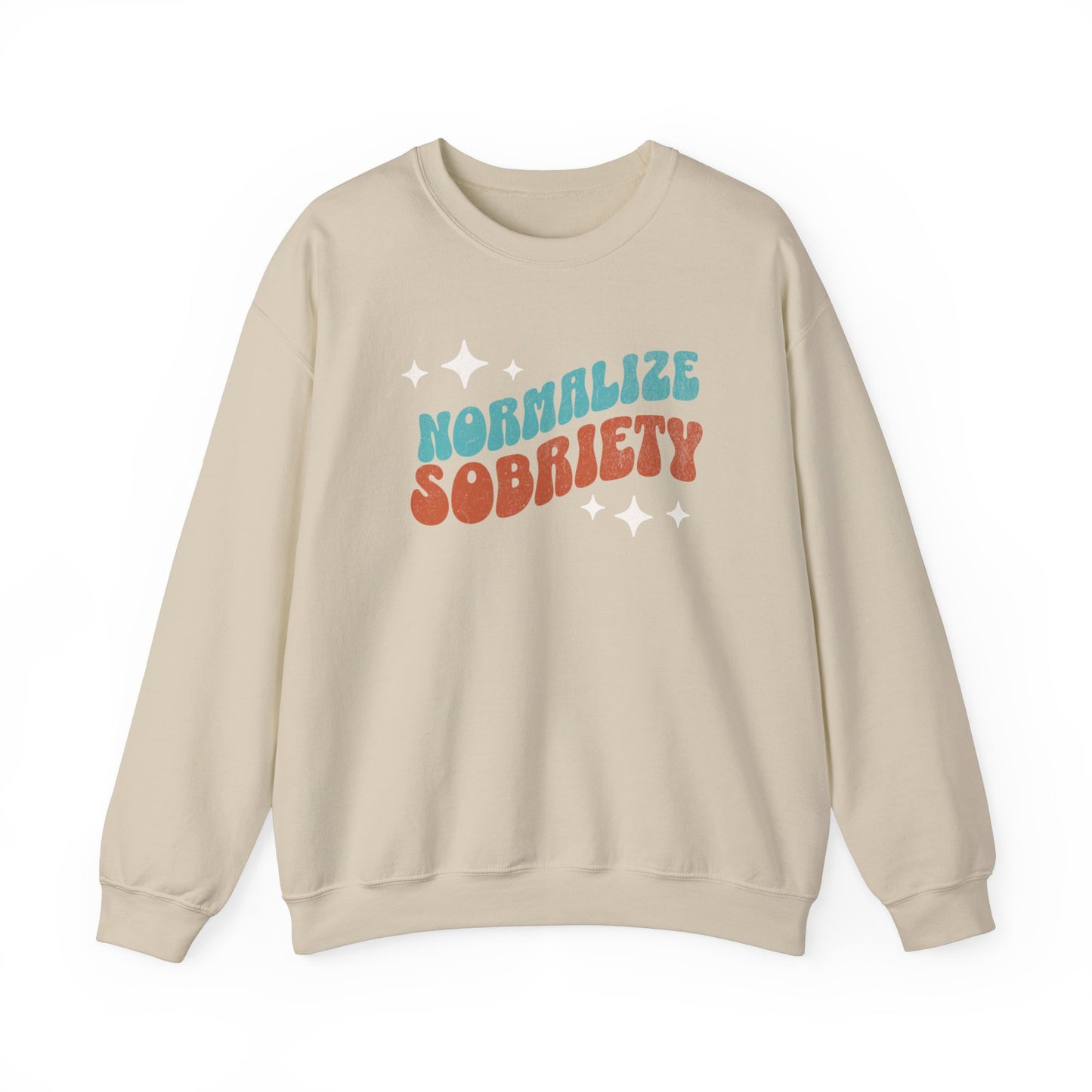 Normalize Sobriety Unisex Heavy Blend™ Crewneck Sweatshirt