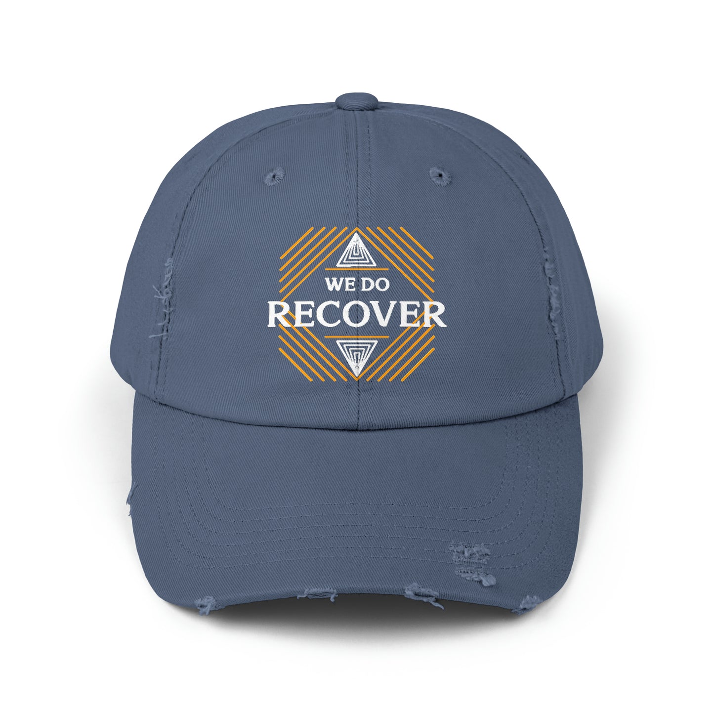We Do Recover Unisex Distressed Cap
