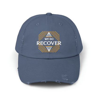 We Do Recover Unisex Distressed Cap