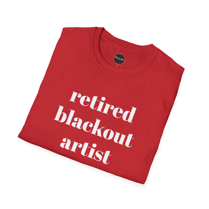 Retired Blackout Artist Unisex Softstyle T-Shirt