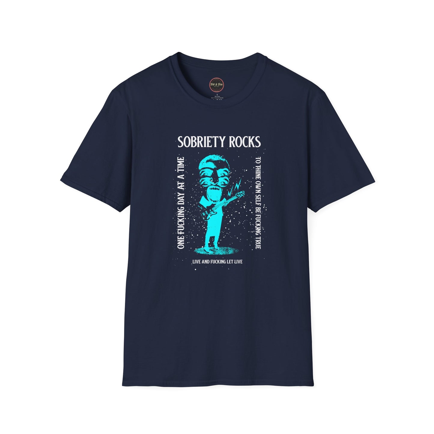 Sobriety Rocks Unisex Softstyle T-Shirt