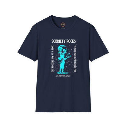 Sobriety Rocks Unisex Softstyle T-Shirt