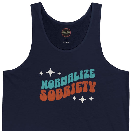 Normalize Sobriety Unisex Jersey Tank