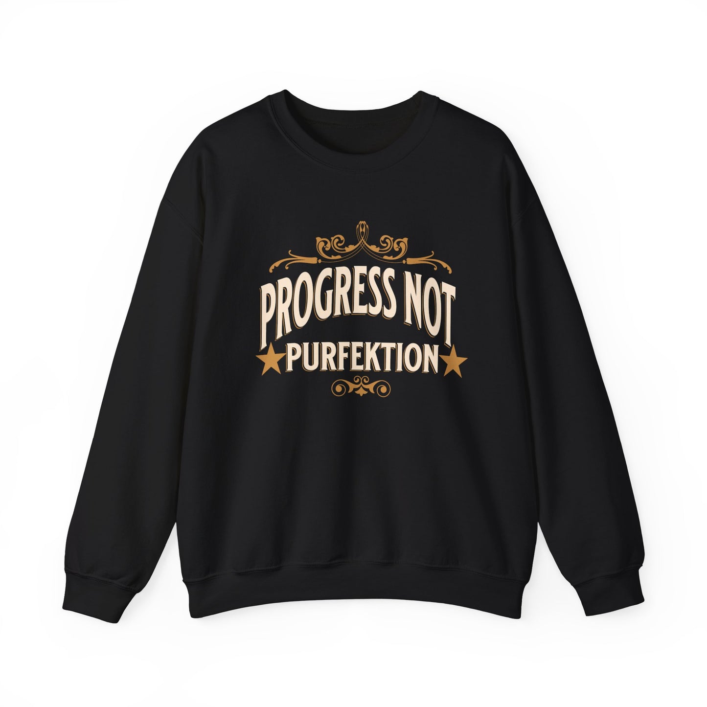 Progress Not Purfektion Fancy Unisex Heavy Blend™ Crewneck Sweatshirt