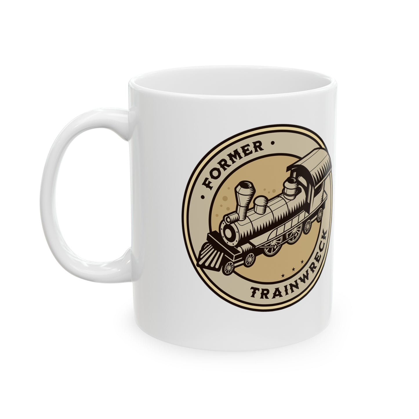 Former Trainwreck Ceramic Mug, 11oz