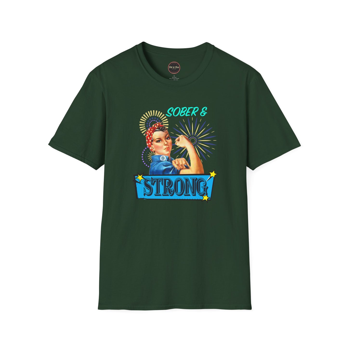 Sober & Strong Vintage Unisex Softstyle T-Shirt