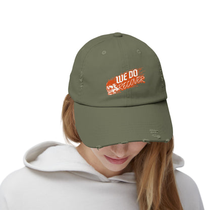 We Do Recover Unisex Distressed Cap
