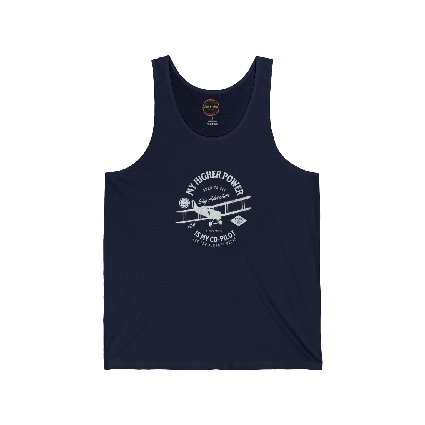 Co-Pilot Unisex Jersey Tank