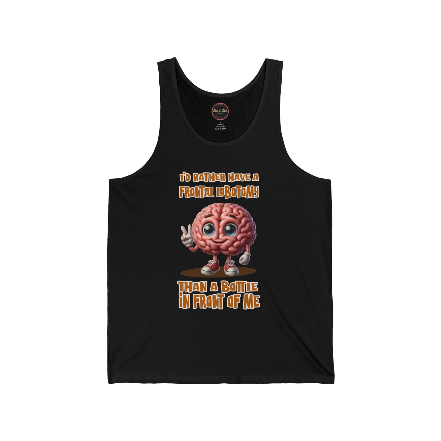 Frontal Lobotomy Unisex Jersey Tank