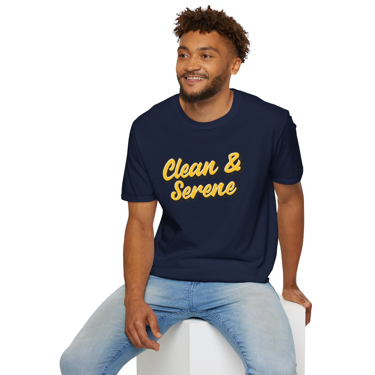 Clean and Serene Unisex Softstyle T-Shirt