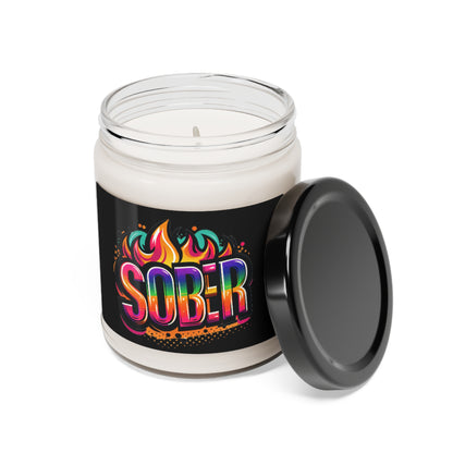 Sober Flames Scented Soy Candle, 9oz , 10 available scents