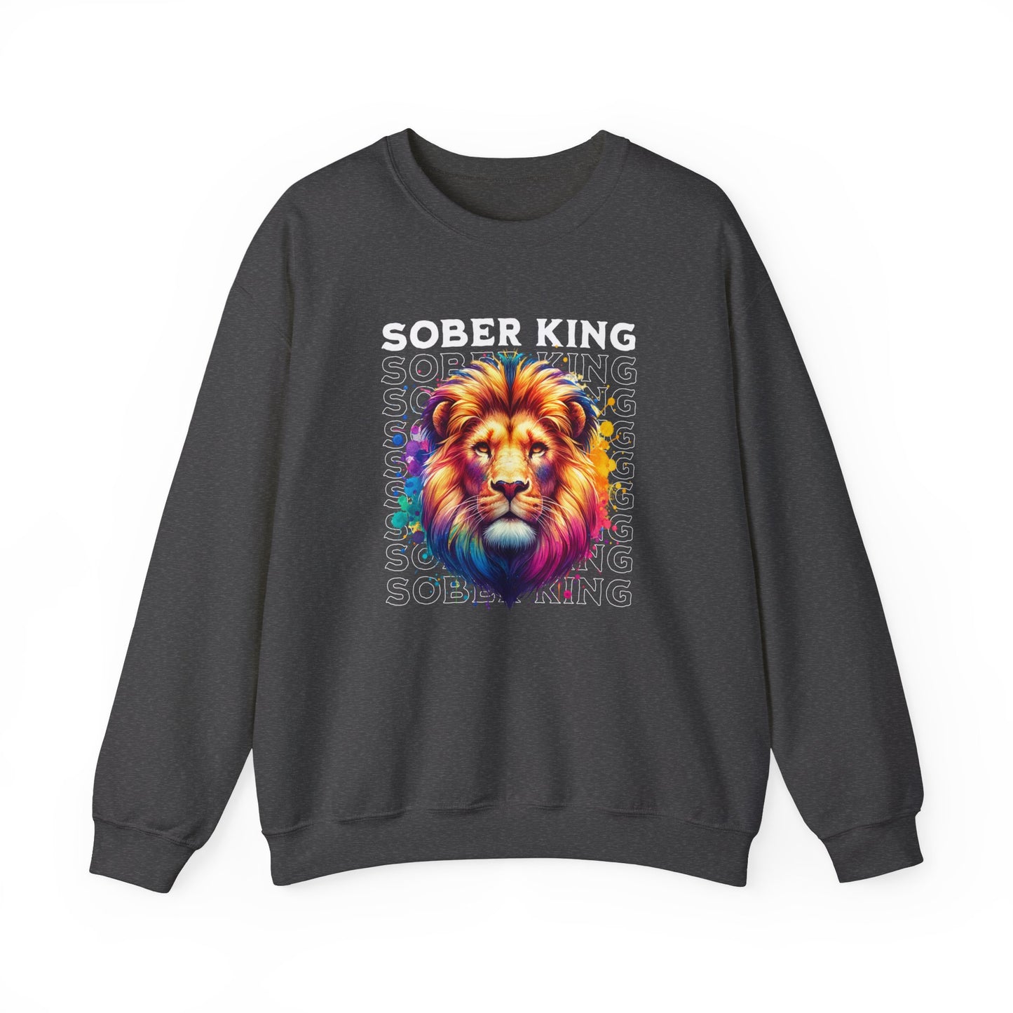 Sober King Unisex Heavy Blend™ Crewneck Sweatshirt