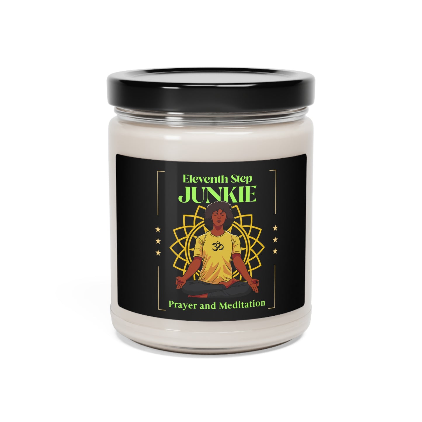 11th Step Meditation Candle Scented Soy Candle, 9oz