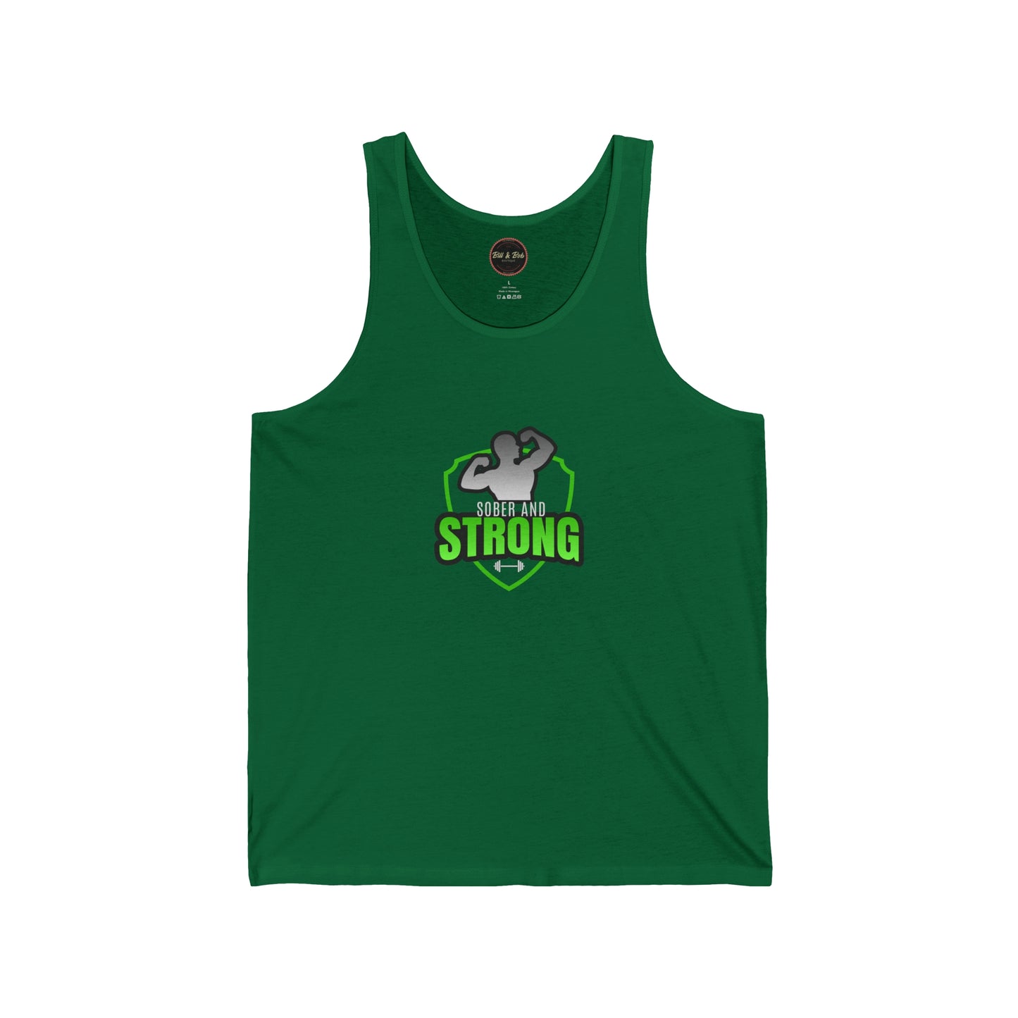 Sober and Strong Unisex Jersey Tank