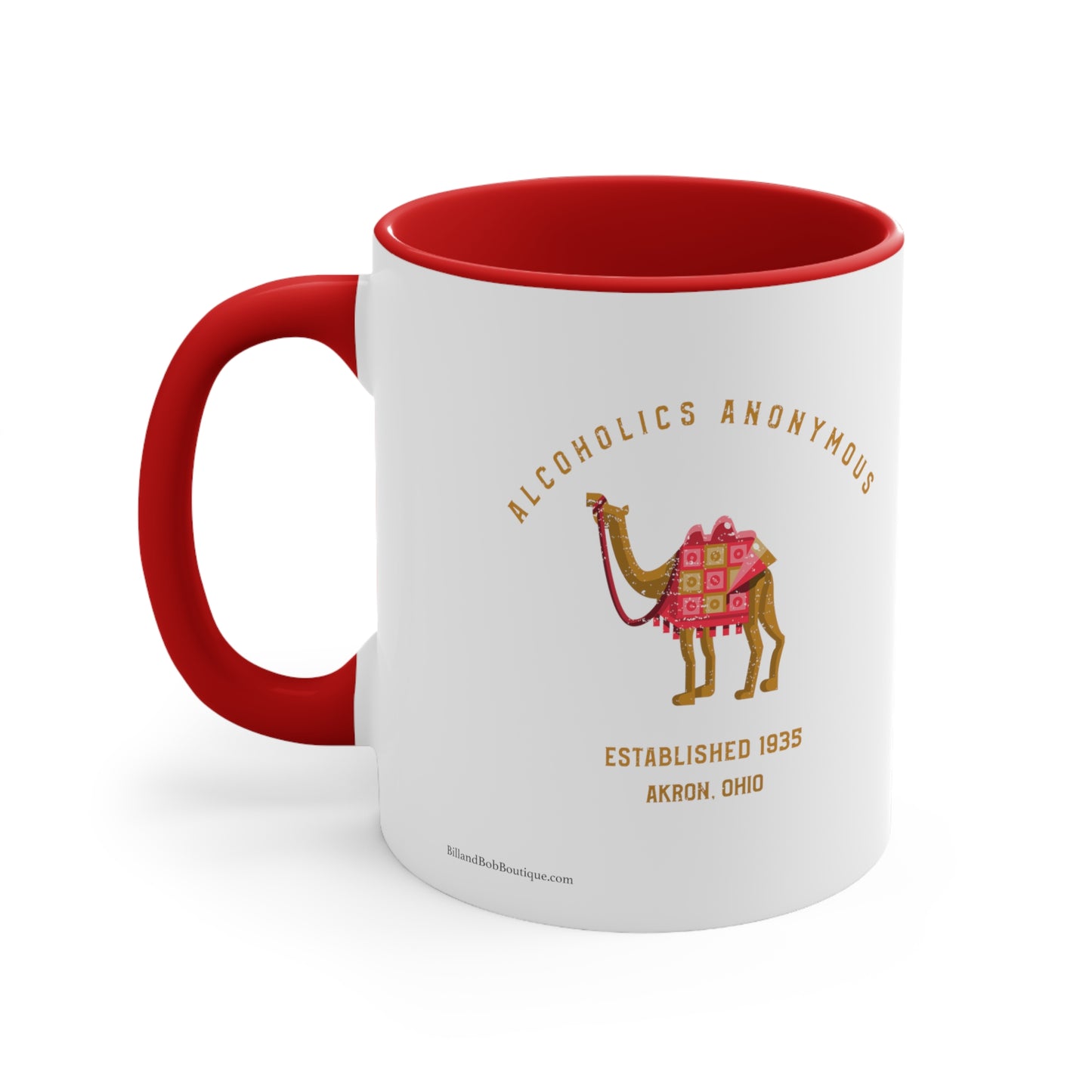 Alcoholics Anonymous AA Camel Accent Coffee Mug, 11oz