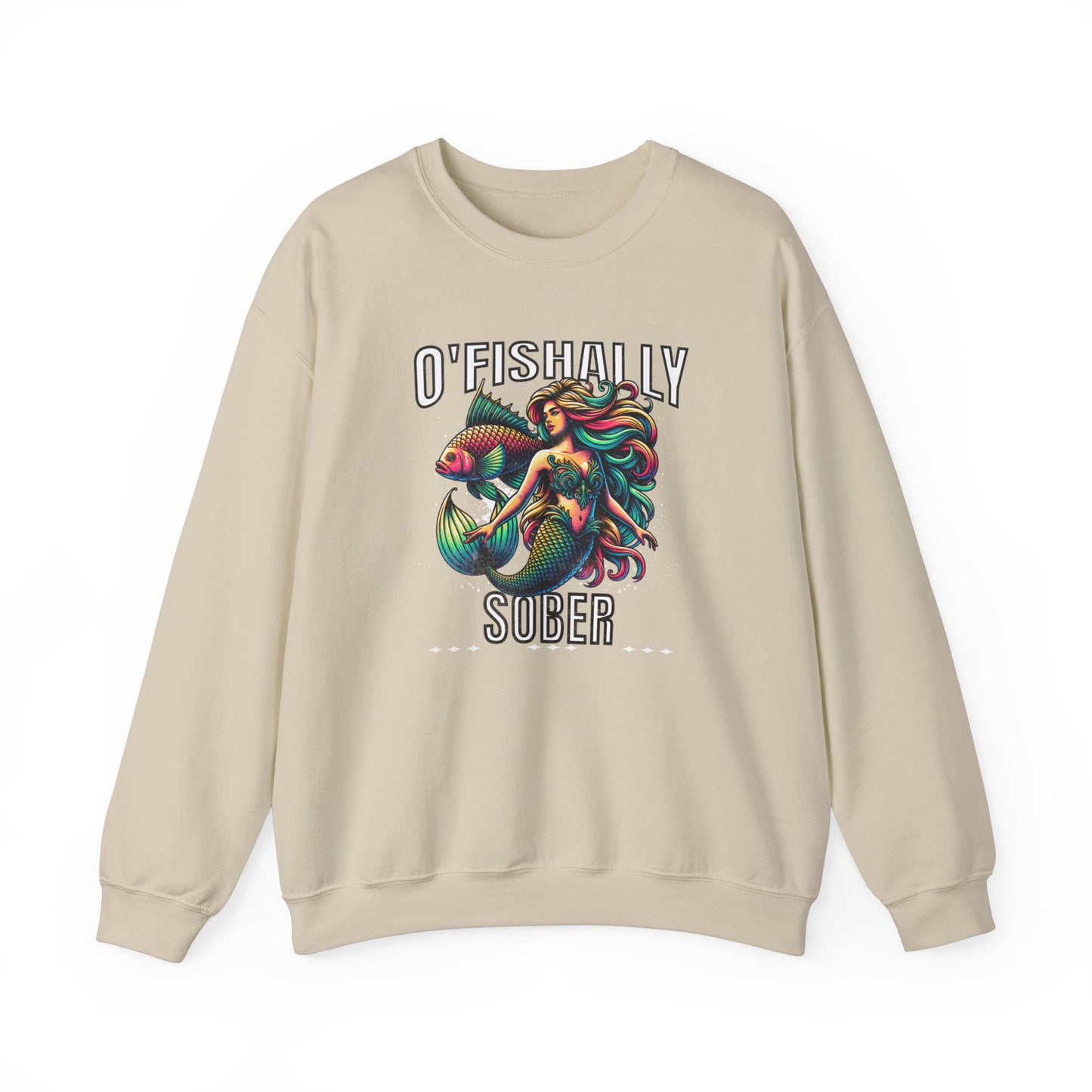 O'Fishally Sober Unisex Heavy Blend™ Crewneck Sweatshirt