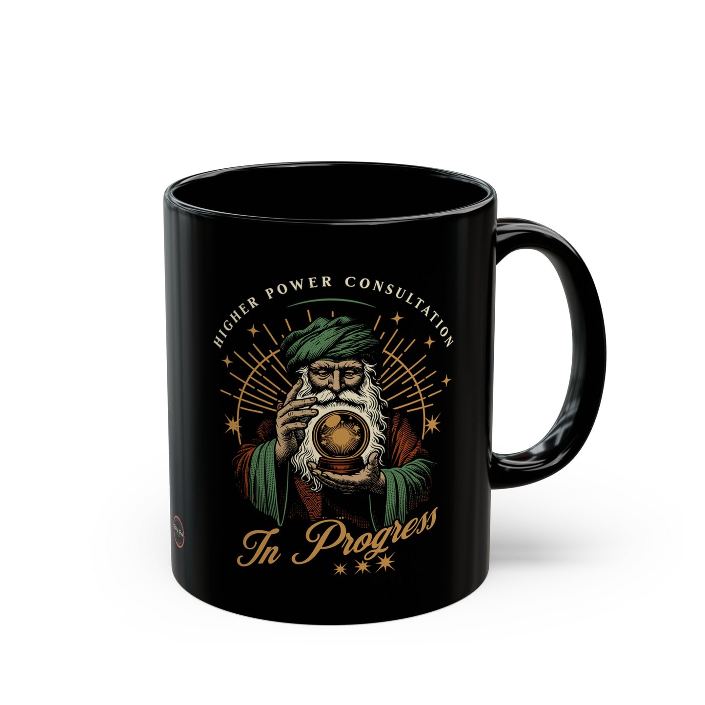 HP Consult Black Mug (11oz)