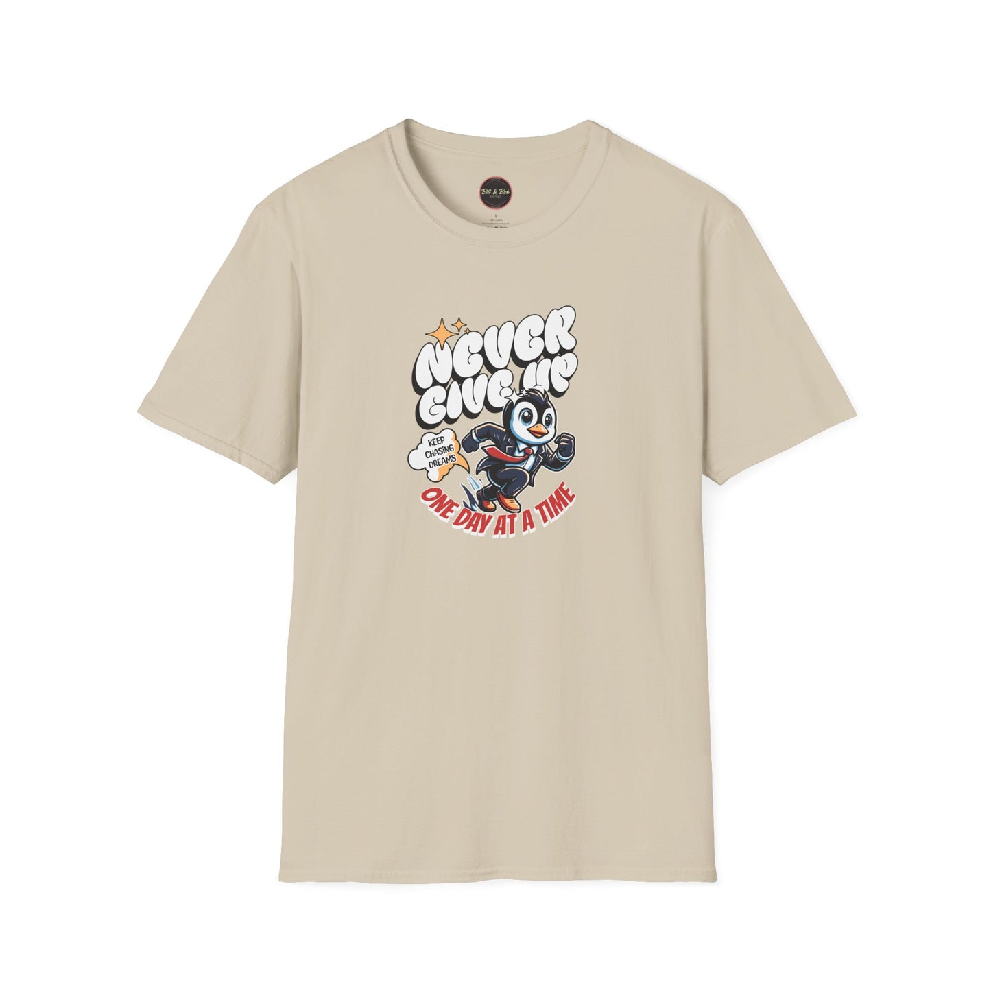 Never Give Up Unisex Softstyle T-Shirt