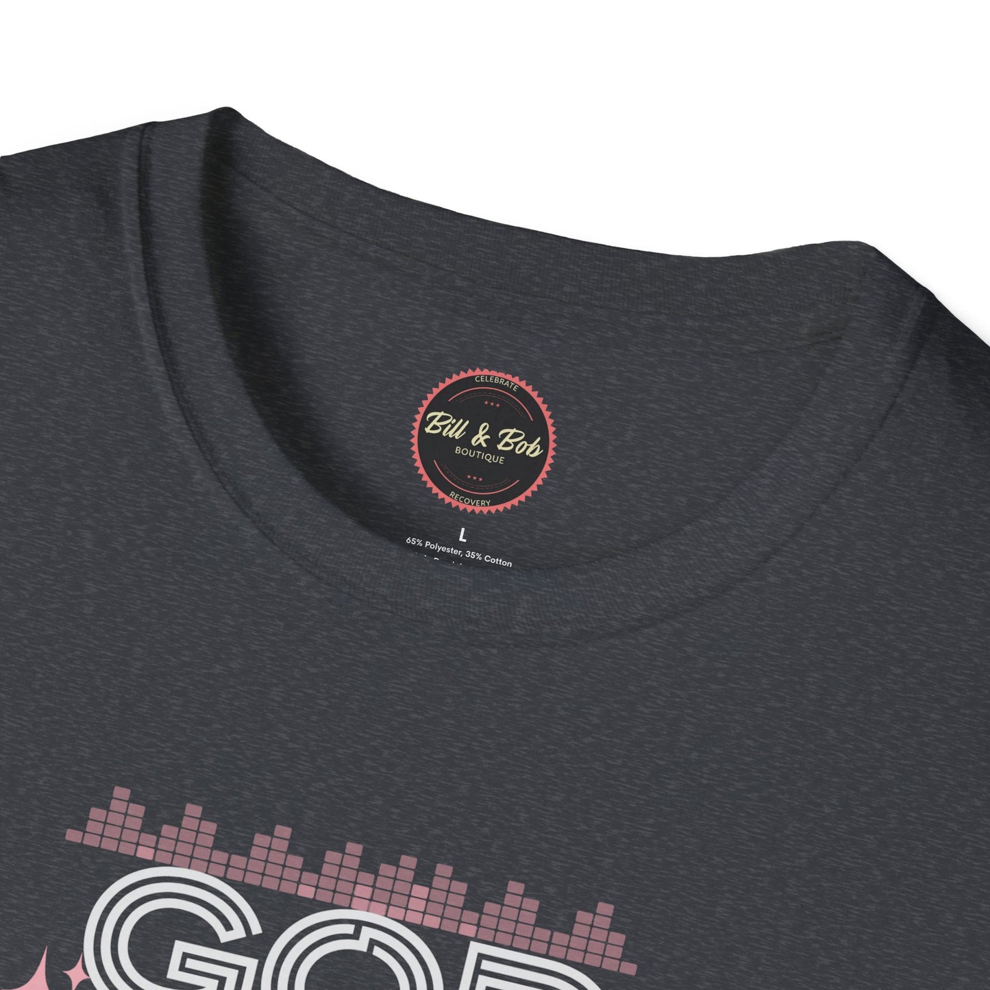 God is in the Pause Unisex Softstyle T-Shirt