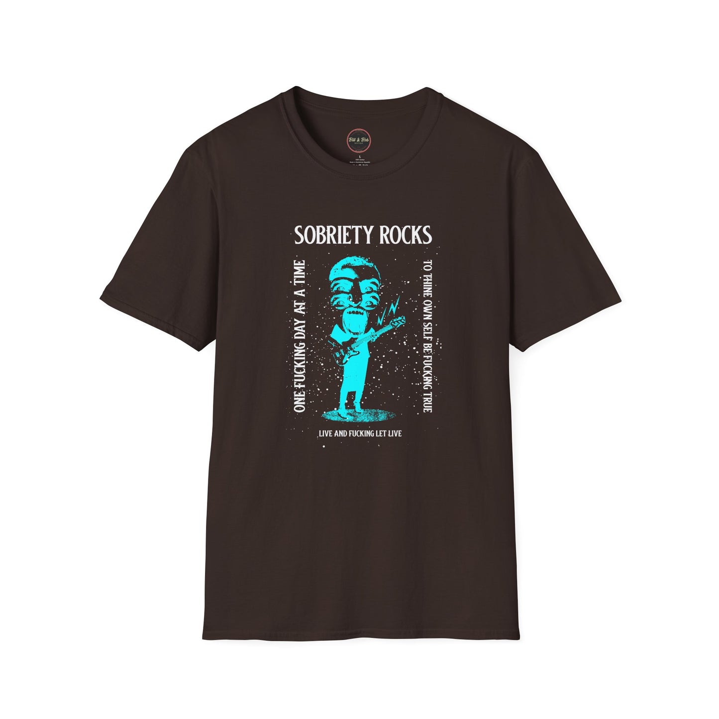 Sobriety Rocks Unisex Softstyle T-Shirt