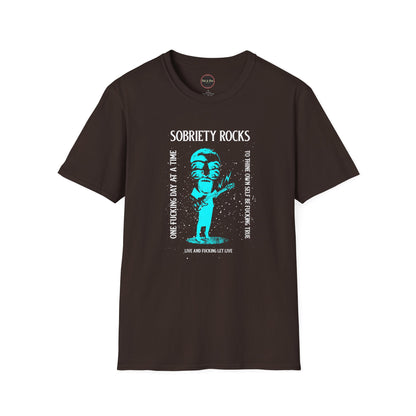 Sobriety Rocks Unisex Softstyle T-Shirt