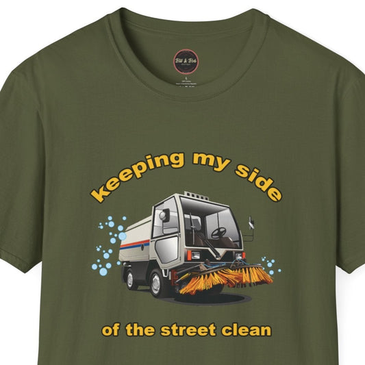 Street Cleaner Unisex Softstyle T-Shirt