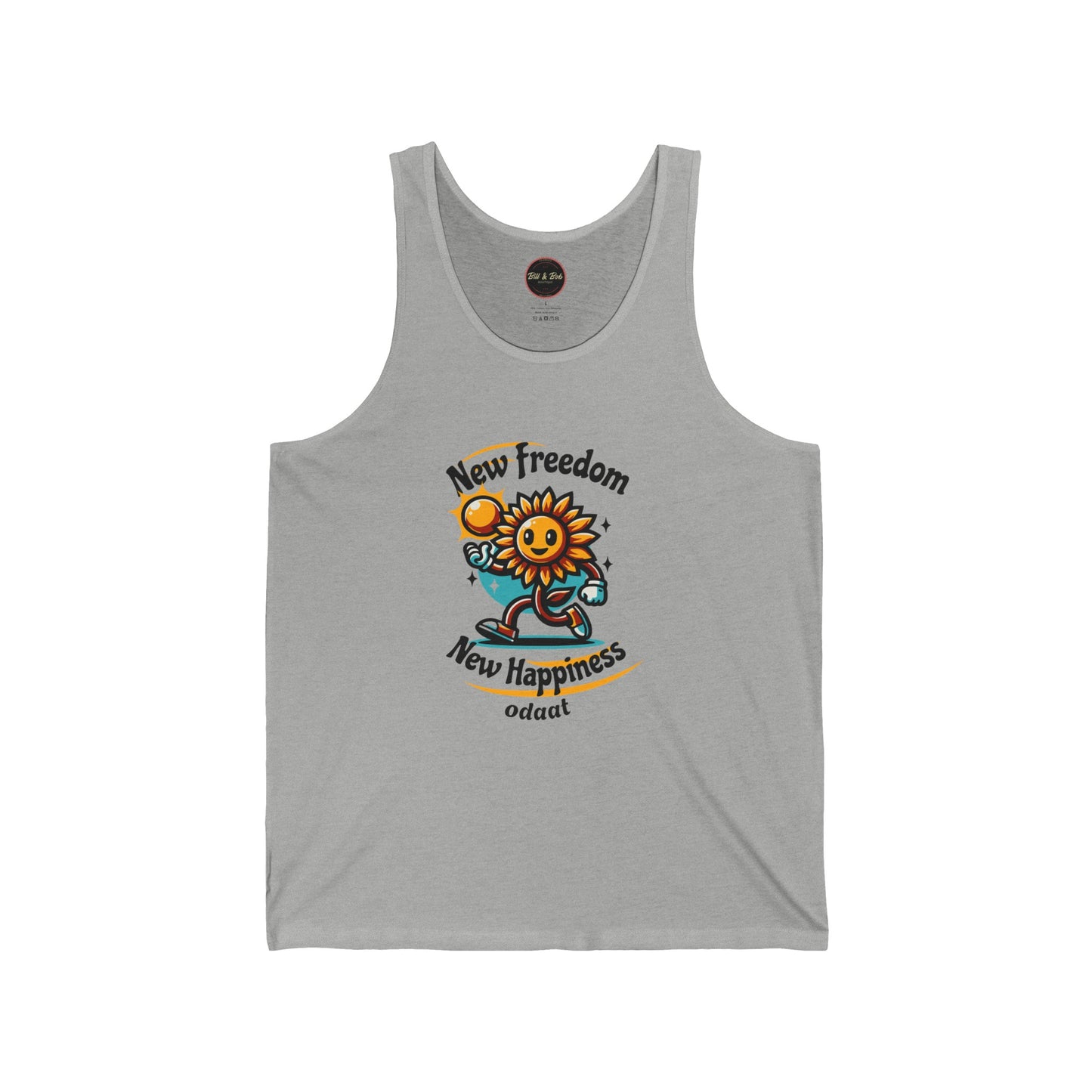 New Freedom New Happiness Unisex Jersey Tank