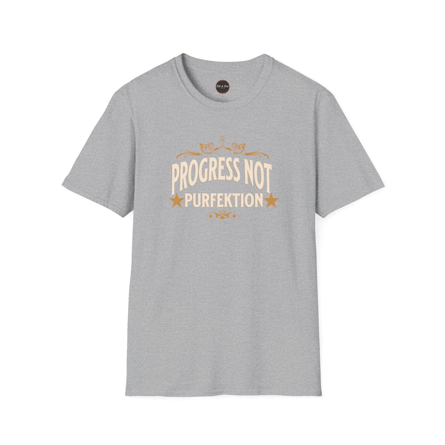 Progress Not Purfektion Fancy Unisex Softstyle T-Shirt