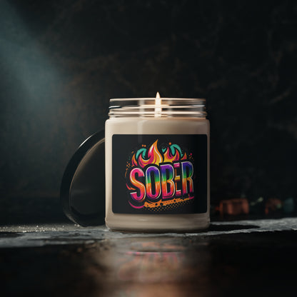 Sober Flames Scented Soy Candle, 9oz , 10 available scents