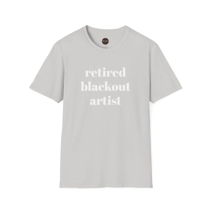 Retired Blackout Artist Unisex Softstyle T-Shirt