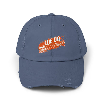 We Do Recover Unisex Distressed Cap