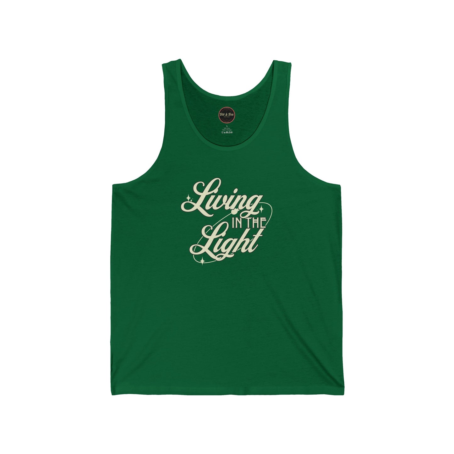 Living in the Light Unisex Jersey Tank