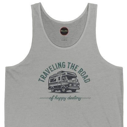 Road of Happy Destiny Unisex Jersey Tank