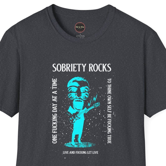 Sobriety Rocks Unisex Softstyle T-Shirt