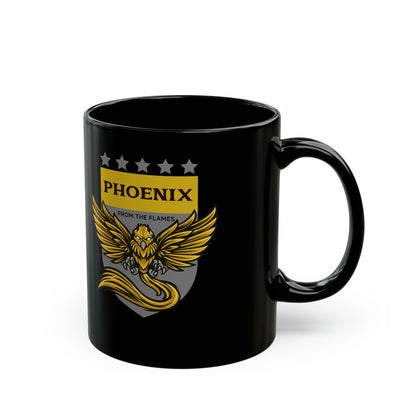 Phoenix from the Flames Black Mug (11oz, 15oz)