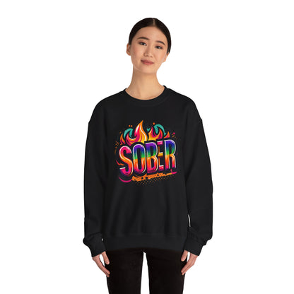 Sober Flames Unisex Heavy Blend™ Crewneck Sweatshirt