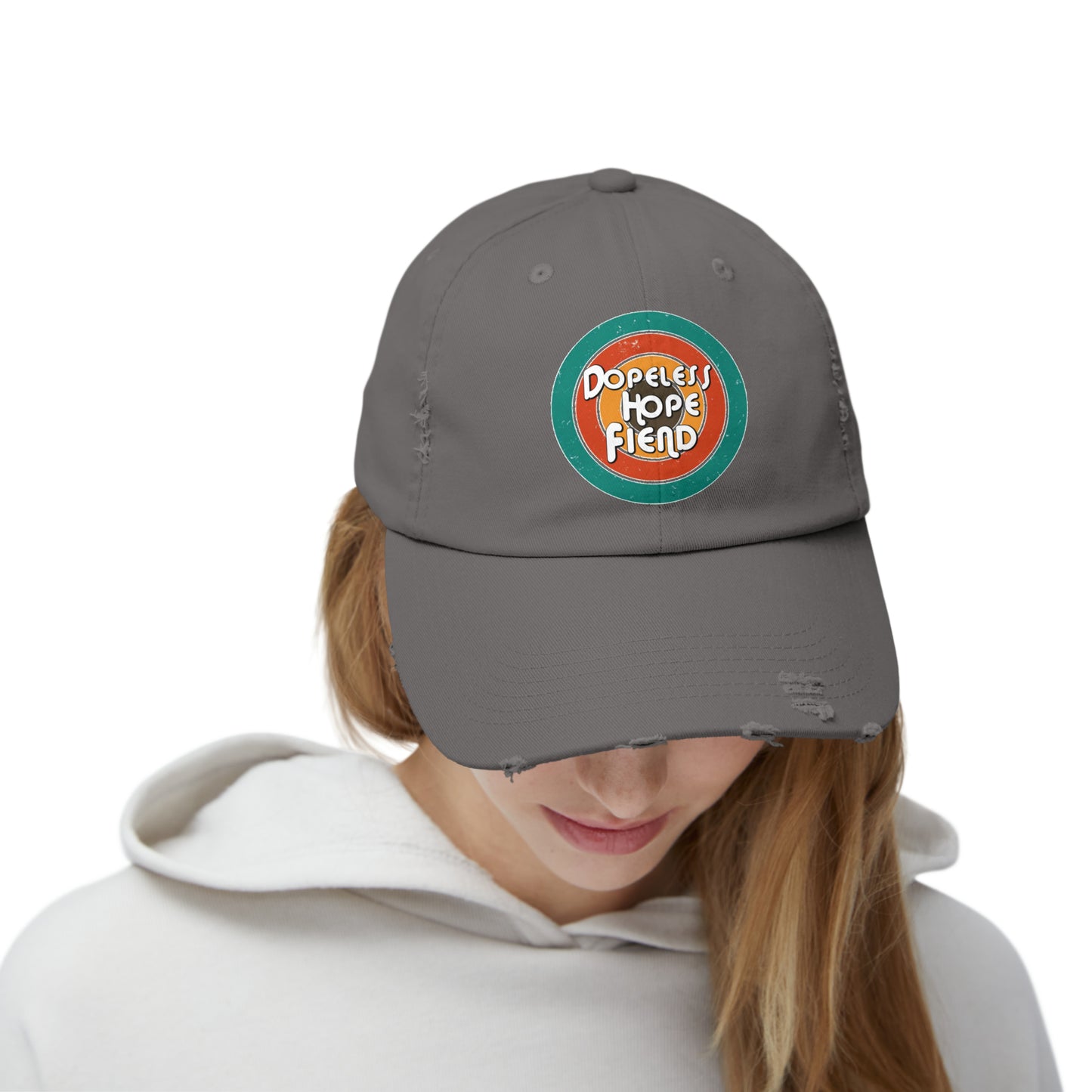 Dopeless Hope Fiend Unisex Distressed Cap