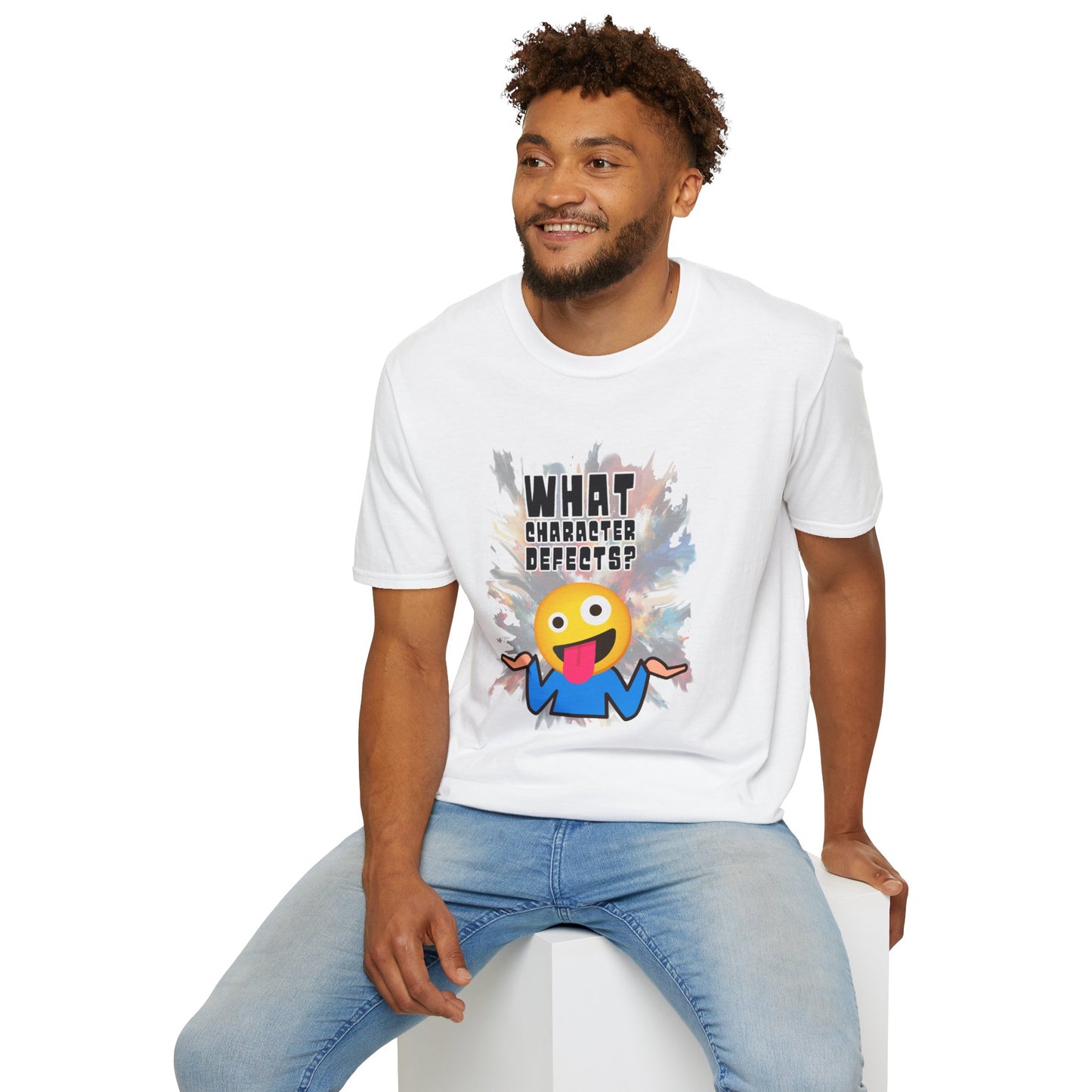 What Character Defects? Unisex Softstyle T-Shirt