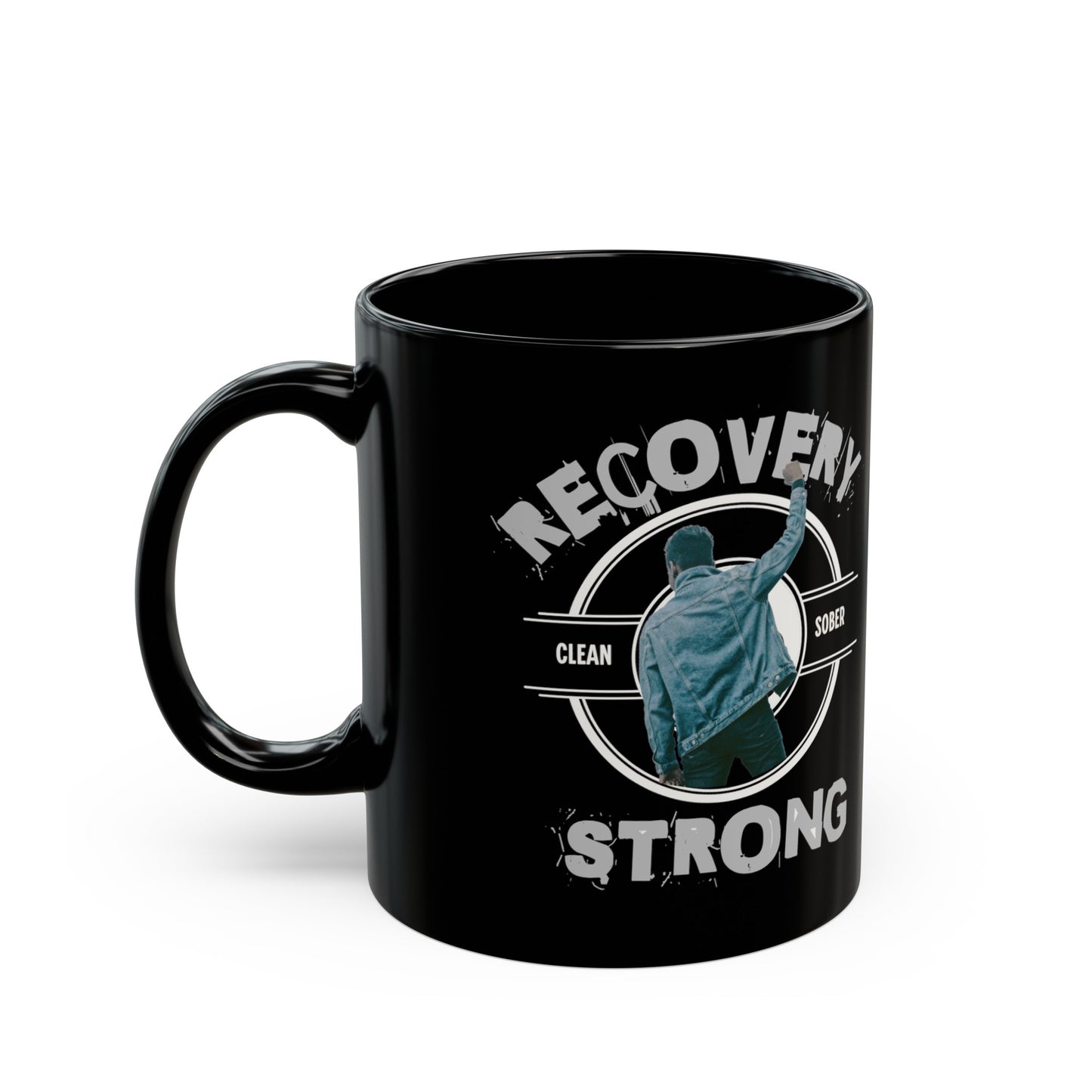 Recovery Strong Black Mug (11oz, 15oz)