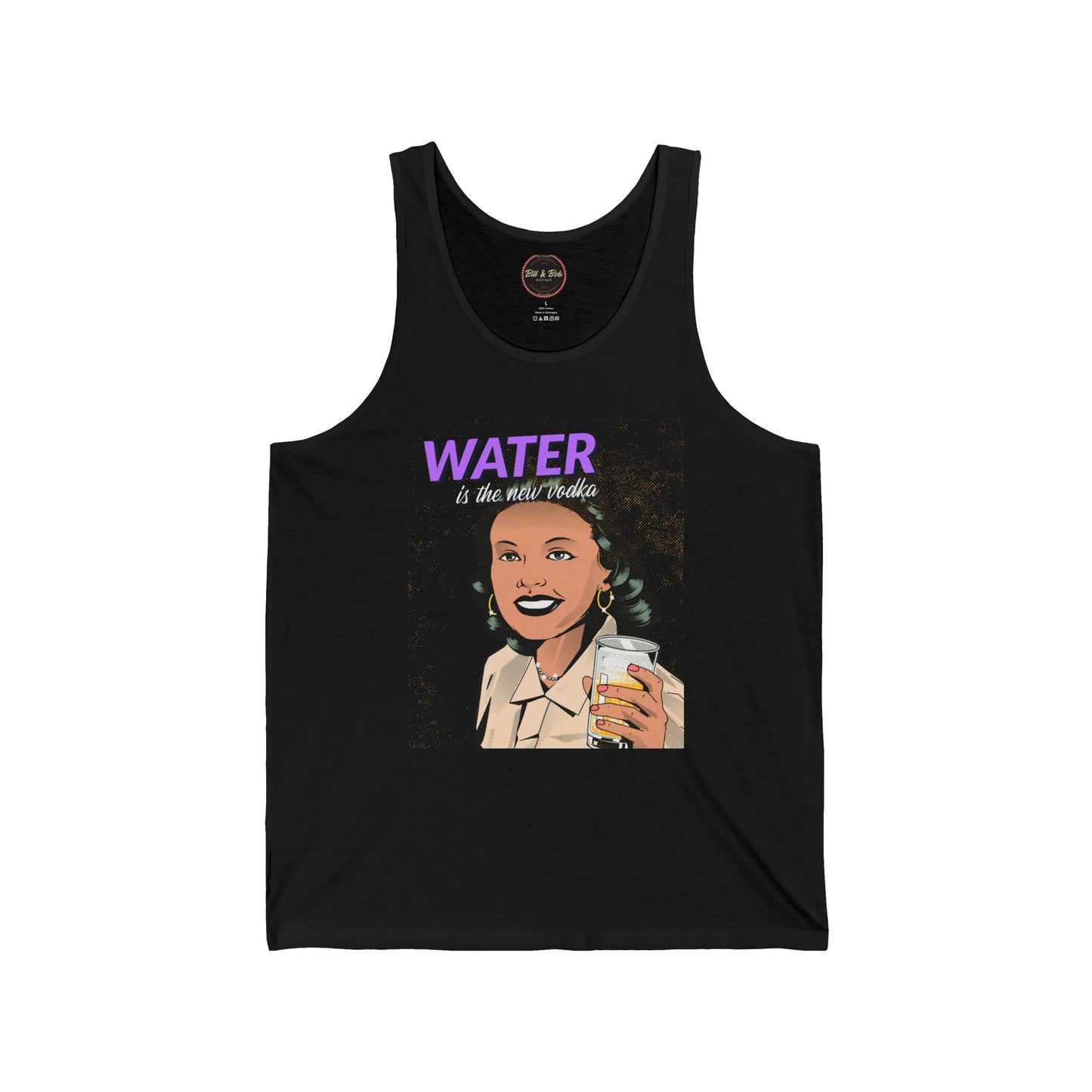 Water is the New Vodka Unisex Jersey Tank