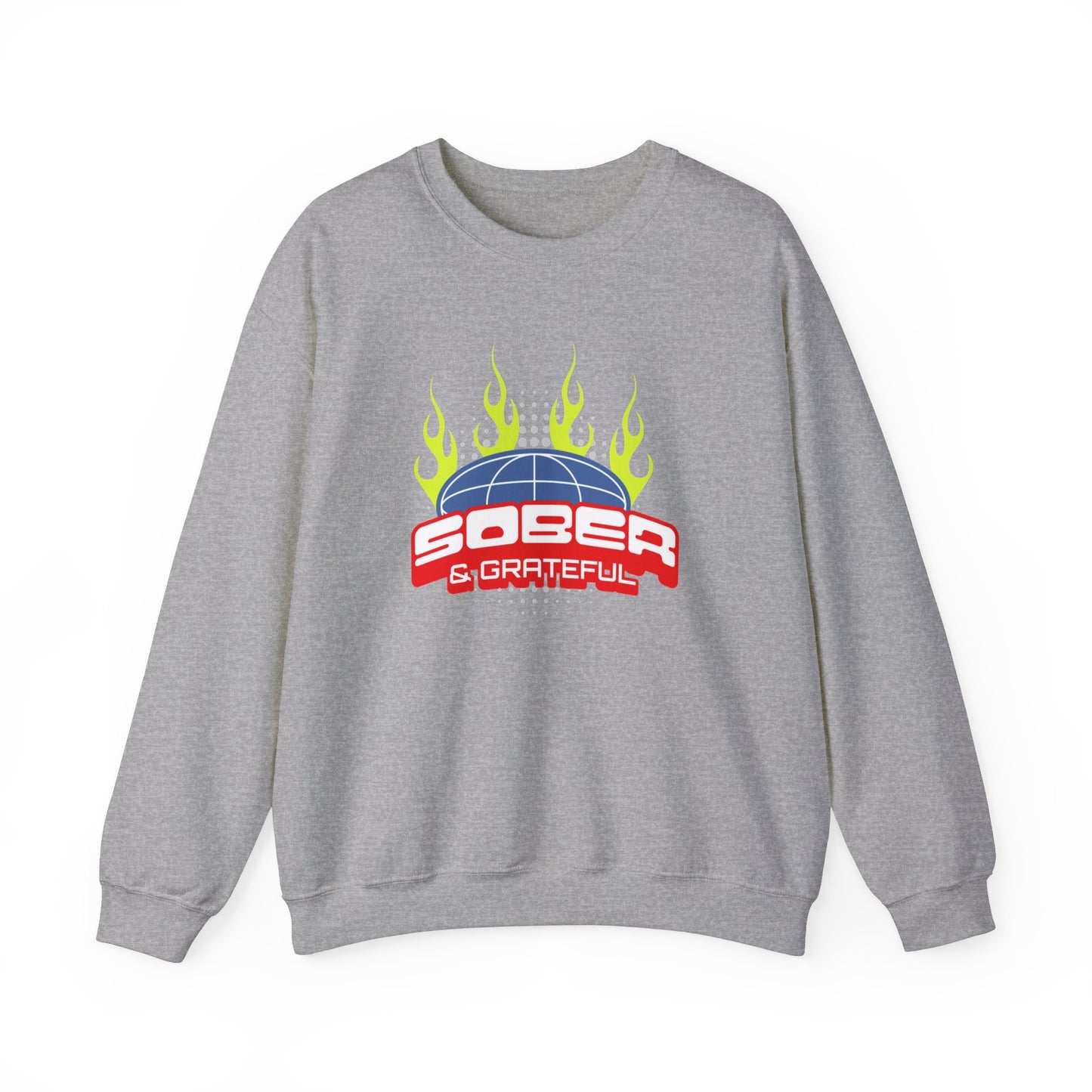 Sober and Grateful Unisex Heavy Blend™ Crewneck Sweatshirt