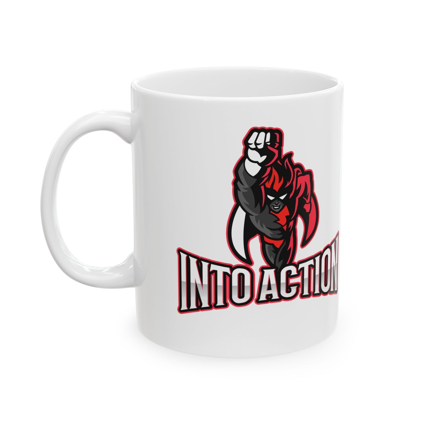 into Action Ceramic Mug, 11oz