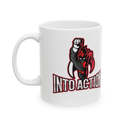 into Action Ceramic Mug, 11oz