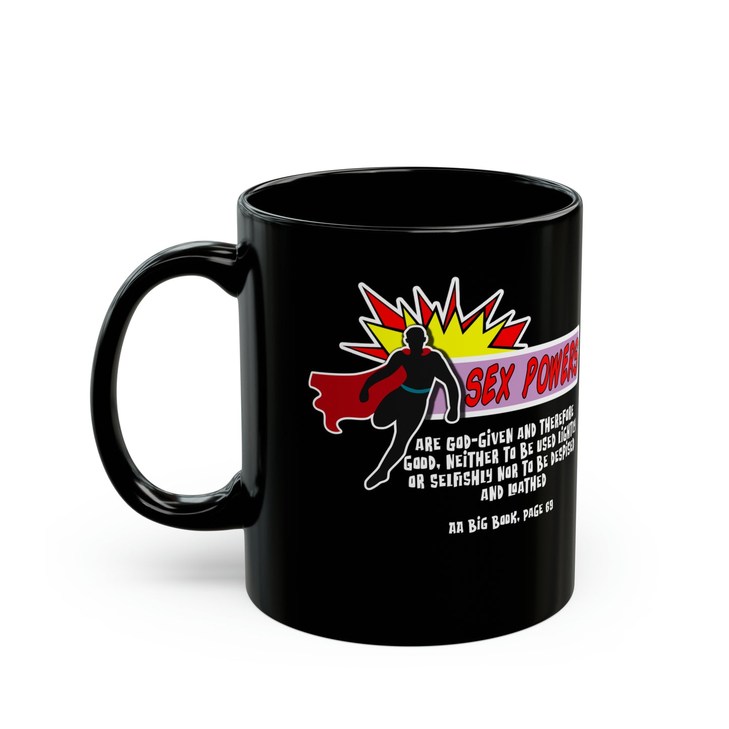 Sex Powers Black Mug (11oz, 15oz)