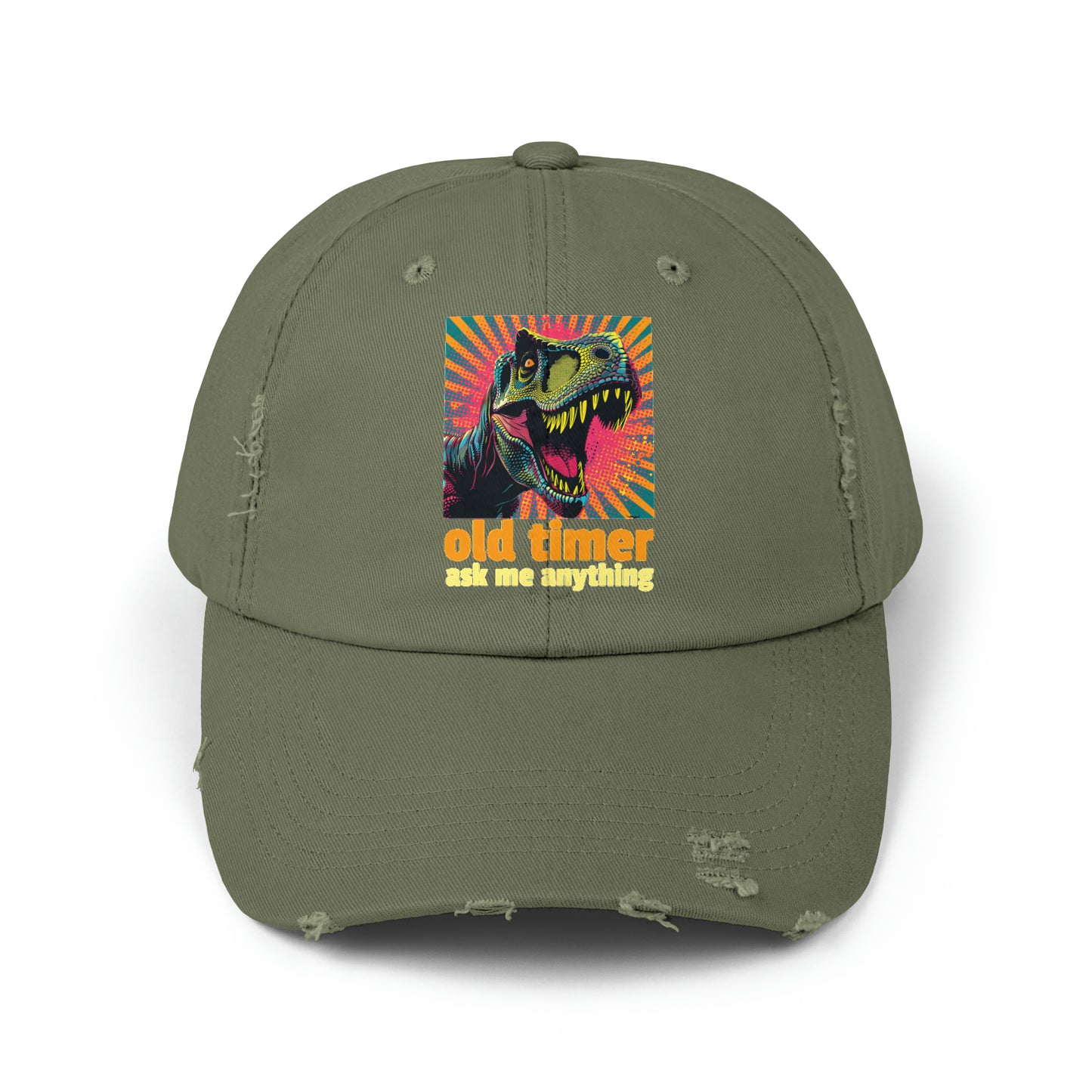 Old Timer Unisex Distressed Cap