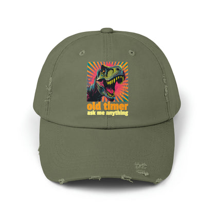 Old Timer Unisex Distressed Cap