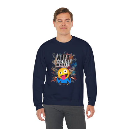 What Character Defects? Unisex Heavy Blend™ Crewneck Sweatshirt